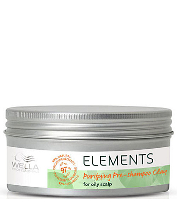 Wella New  Elements Purifying Pre-Shampoo Clay - Очищающая глина для кожи головы 225 мл - hairs-russia.ru